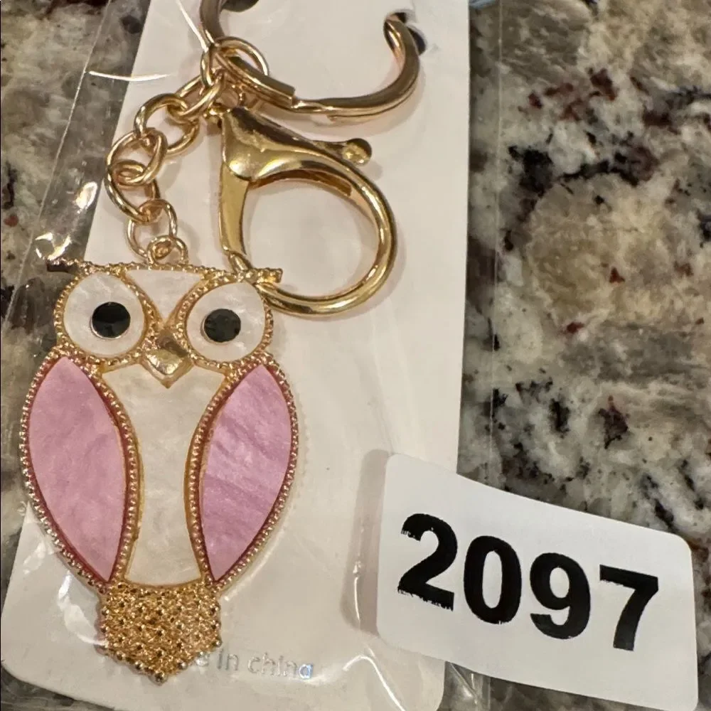 2097 Owl Key Ring & Bag Charm